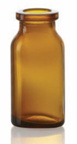 10 ml injectieflacon, amber, type 2 geblazen glas